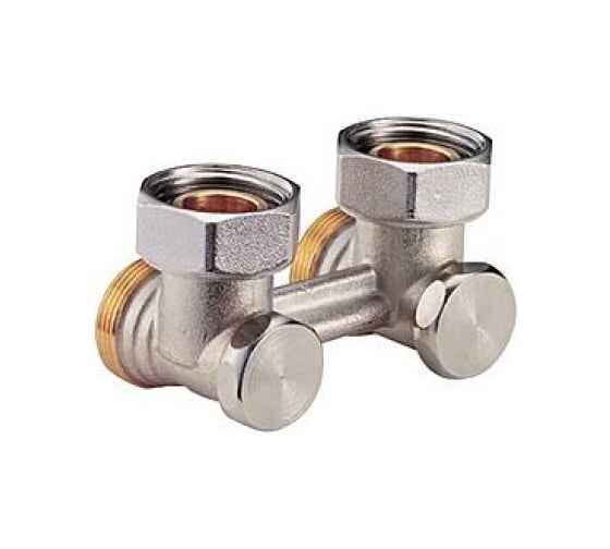 Изображение товара Узел Giacomini нижнего подключения R388 для двухтр Ду 20 Ру10 3/4ЕКx3/4ЕК угловой R388X002 022-0587