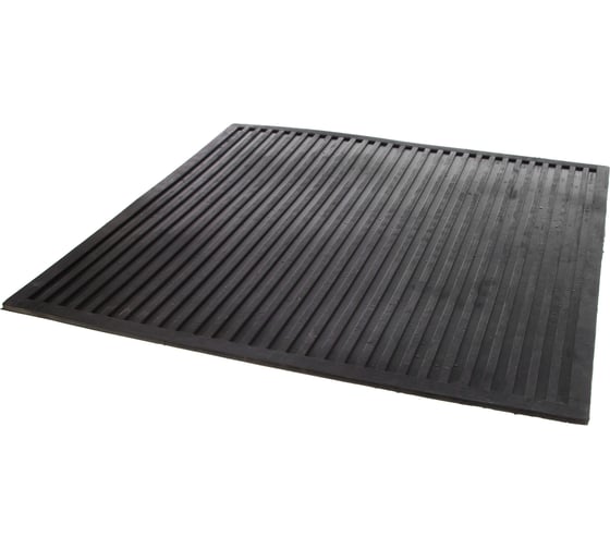 Изображение товара Диэлектрический резиновый коврик МЕРИОН, 600х600х6 мм, черный, КОВ402