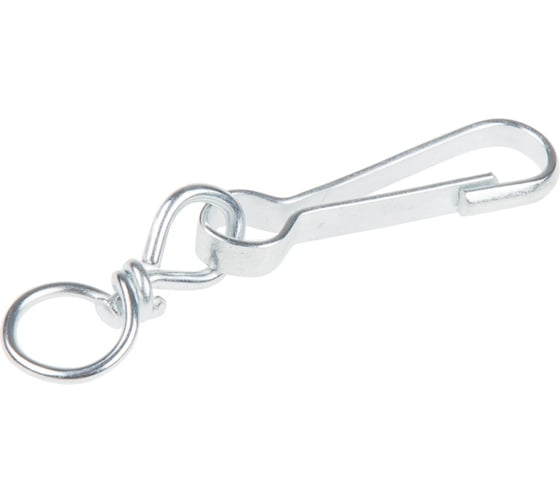 Изображение товара Карабин с вертлюгом STARFIX тип А, 50 мм, 4 шт. в зип-локе SMZ1-66895-4