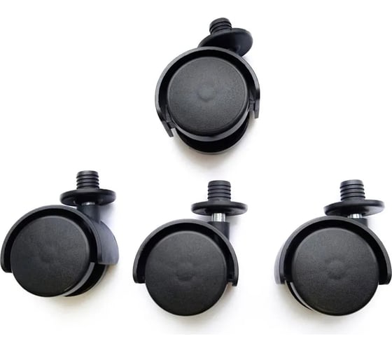 Изображение товара Комплект мебельных роликов с заглушкой ВПМ 6194490