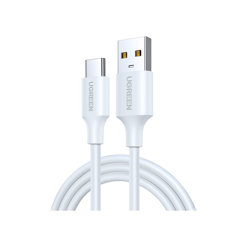 Изображение товара Кабель Ugreen USB-A 2.0 to USB-C 2м белый надежный и быстрый