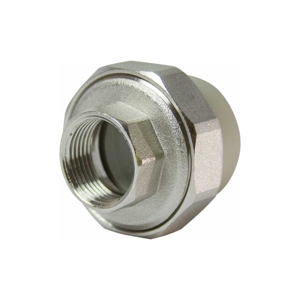 Изображение товара Муфта комбинированная разъемная TEBO PPR 32x1 ВР, серый