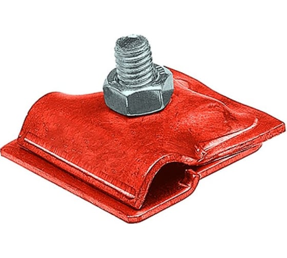 Изображение товара Держатель проводника круглого EZETEK 6-10 мм для фальца 0.7-3 мм, медь.упаковка 5шт 91093/5