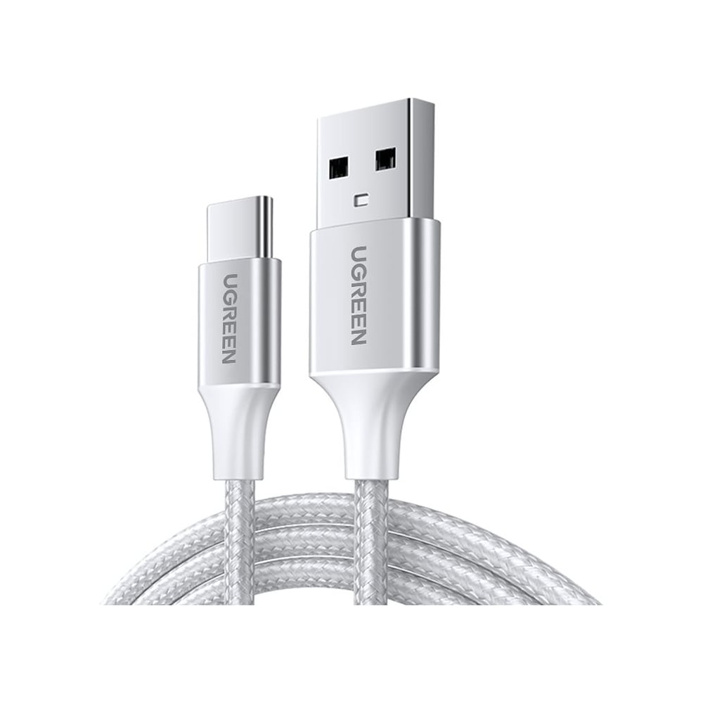 Изображение товара Кабель Ugreen US288 USB-A 2.0 to USB-C 3 м серебристый