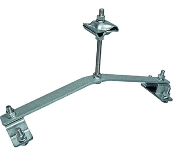 Изображение товара Держатель проводника круглого EZETEK 8-10 мм для конька опорный, оцинкованный, упаковка 5шт 70845/5