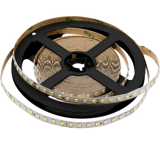 Изображение товара Светодиодная лента SWG, SMD2835, 128LED/м, 11.5Вт/м, 24В, IP20, холодный белый 00-00003598