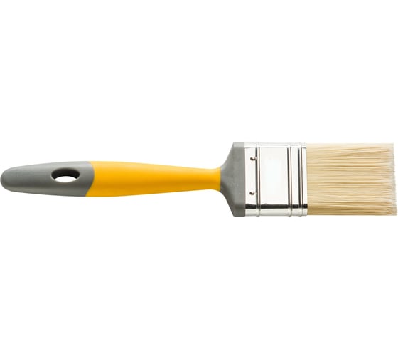 Изображение товара Плоская кисть HARDY серия 90, из полиэстера, 2K, 25х13мм, желтая 0200-904325