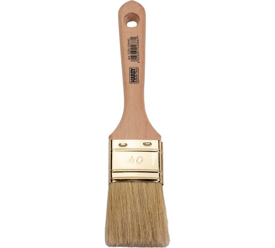 Изображение товара Плоская кисть HARDY серия 53 светлая щетина, 40х14мм 0200-534440