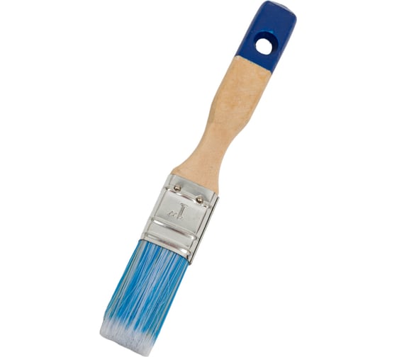 Изображение товара Плоская кисть HARDY серия 41, смешанная щетина, 25х12мм, синяя 0204-414510