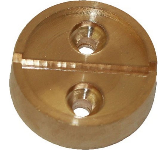 Изображение товара Опечатывающее устройство ООО Комус металлическая на 1 печать, диаметр 29 мм, 2 шт в упаковке, латунь 96527