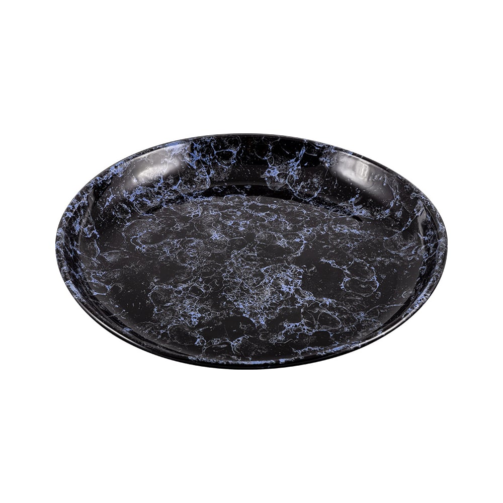 Изображение товара Тарелка для нарезки Борисовская керамика 26 см черная абстракция