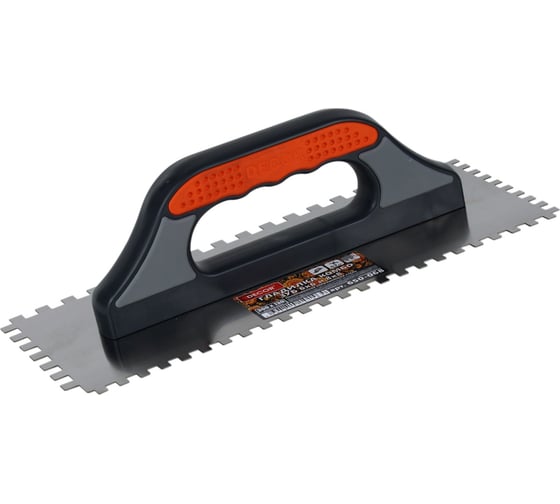 Изображение товара Гладилка DECOR 3К, 300x130мм, нерж. зуб 6x6+8x8 мм 0,7 мм 650-068 11613406