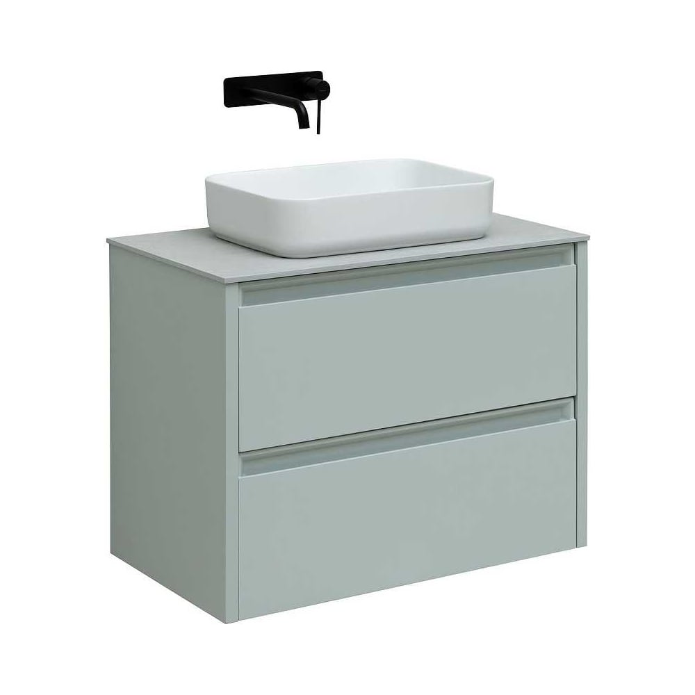 Изображение товара Тумба ALLEN BRAU FANTASY 2.0 80 зеленый матовый подвесная с ящиками