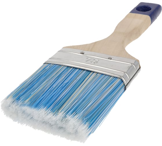 Изображение товара Плоская кисть HARDY серия 41, смешанная щетина, 75х18мм 0204-417130