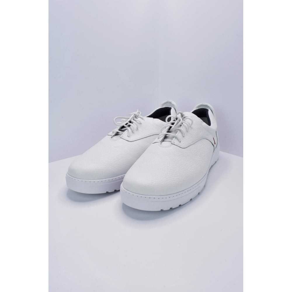 Изображение товара Мужские полуботинки AMPAR ZEVS белые, натуральная кожа, размер 40