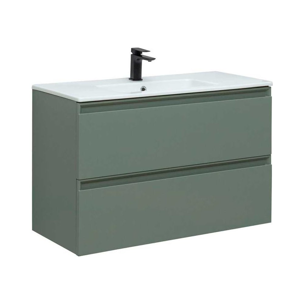 Изображение товара Тумба для ванной комнаты ALLEN BRAU ECLIPSE 2.0 101 серый бетон 634 мм