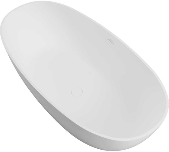 Изображение товара Ванна отдельно стоящая ALLEN BRAU KRION OVAL Solid Stone, 1710х820 мм, слив-перелив, белый матовый 2.35003.21 00332247
