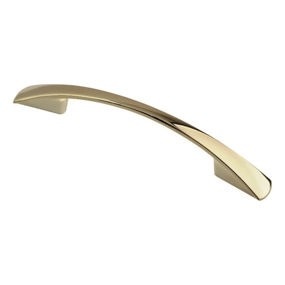 Изображение товара Ручка-скоба MARLOK Бабочка 96 мм золотая глянцевая для мебели