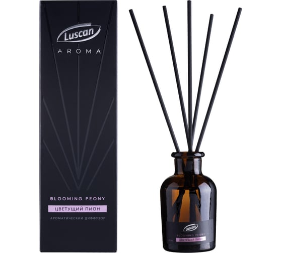 Изображение товара Аромадиффузор Luscan с палочками Цветущий пион 50 мл 1892970