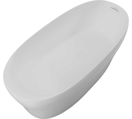 Изображение товара Ванна отдельно стоящая ALLEN BRAU KRION NEO Solid Stone, 1700х800 мм, слив-перелив, белый матовый 2.35001.21 00332245