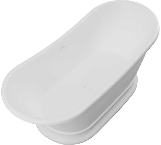 Изображение товара Ванна отдельно стоящая ALLEN BRAU KRION CLASSIC Solid Stone, 1710х750 мм, слив-перелив, белый матовый 2.35004.21 00332248