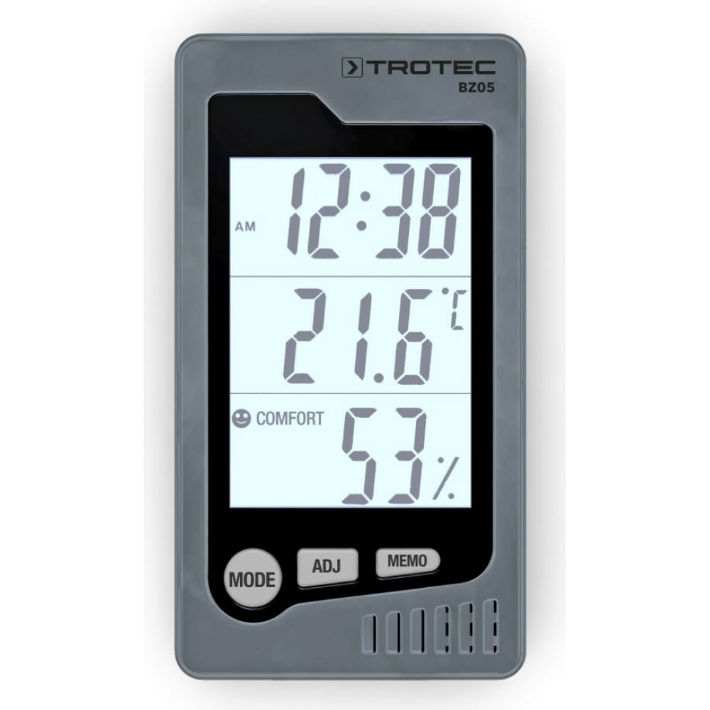 Настольный термогигрометр TROTEC механический термогигрометр trotec bz20m 3510205013