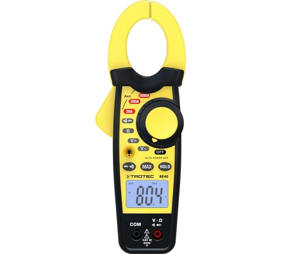 Изображение товара Токовые клещи TROTEC BE40