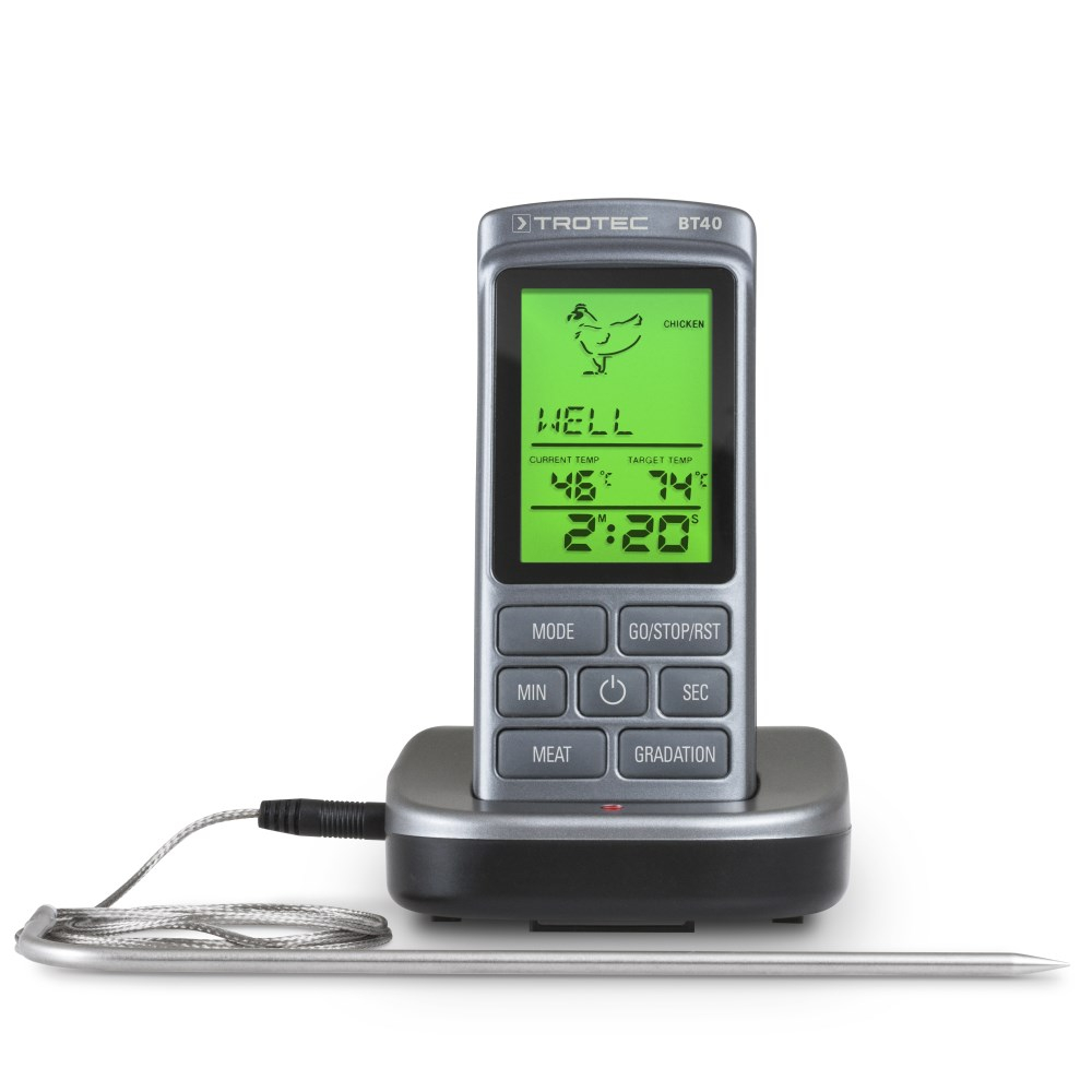 Термометр для гриля TROTEC цифровой бытовой термометр термощуп profi cook pc dht 1039
