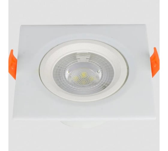 Изображение товара Светильник светодиодный De Fran DC039 АЛЬТ квадрат, 5Вт 4000К 400Лм, пластик PBT, 90x42мм (SMD2835) белый DC039 WH SMD