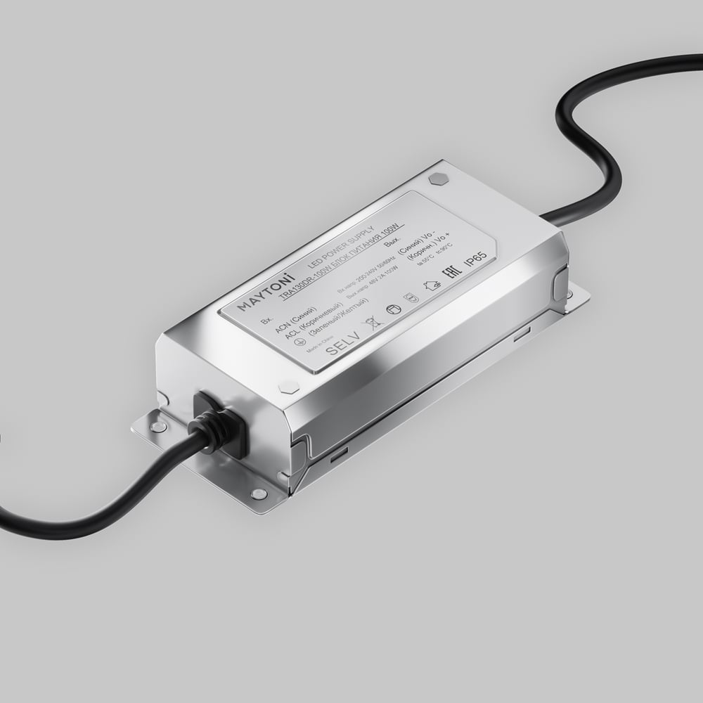 Изображение товара MAYTONI TRA130DR-100W: 48В, 100Вт, IP65, для трековых светильников