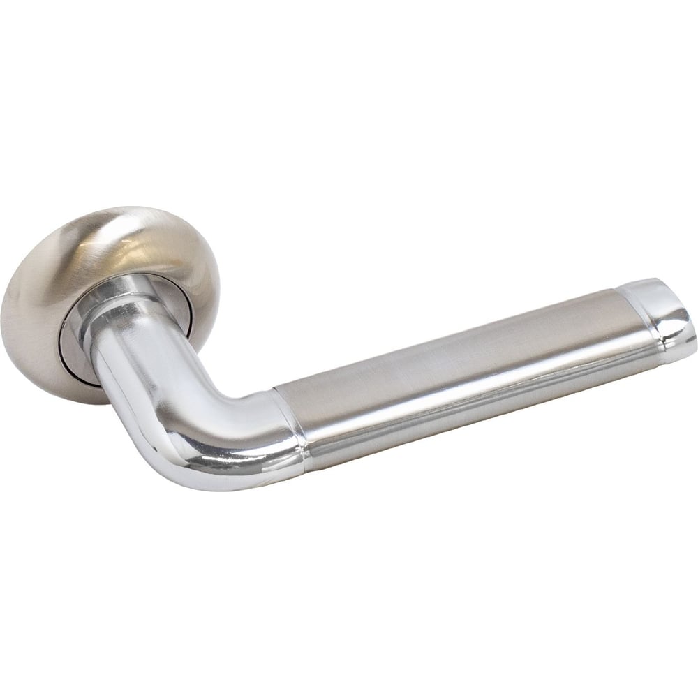 Изображение товара Комплект ручек Стандарт 28 SN/CP матовый никель/хром для межкомнатных дверей