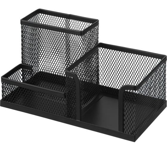 Изображение товара Подставка-органайзер для канцелярских принадлежностей Attache черная, 185x93x102 мм 1824456