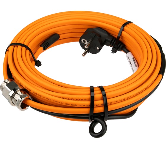 Изображение товара Кабель греющий саморегулирующийся PROCONNECT 10 ККНС 2ЛПп-ЭЛ 65/85, в трубу, 15м/150Вт 51-0606-4