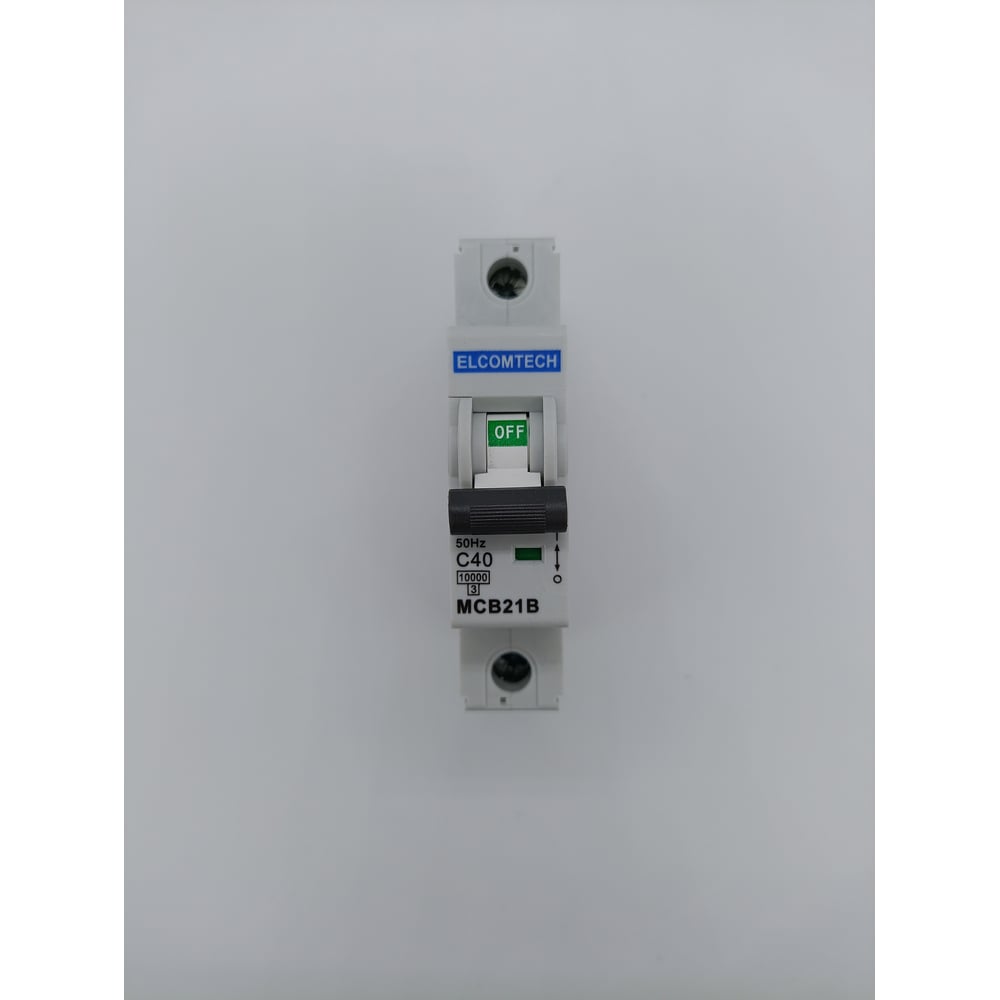 Изображение товара Автоматический выключатель ELCOMTECH MCB21B-10-1C40AC УТ-00026286