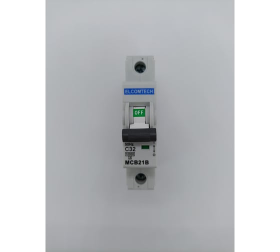 Изображение товара Автоматический выключатель ELCOMTECH MCB21B-10-1C32AC УТ-00026285