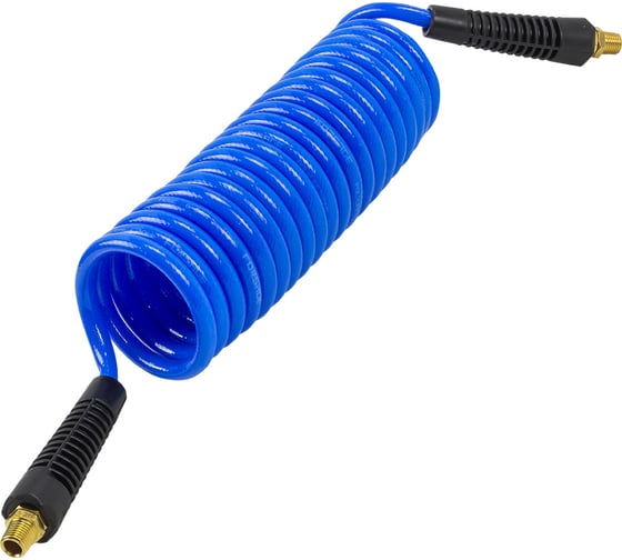 Изображение товара Шланг витой полиуретановый 6.5х10 мм, 5 м, с резьбовыми наконечниками 1/4" Forsage F-AHC-48A(58665)