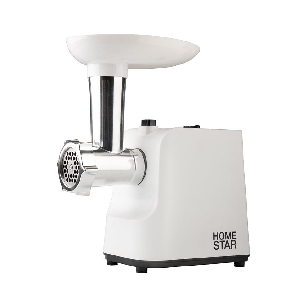 Изображение товара Мясорубка Homestar STM-2039 белая мощная для домашнего использования