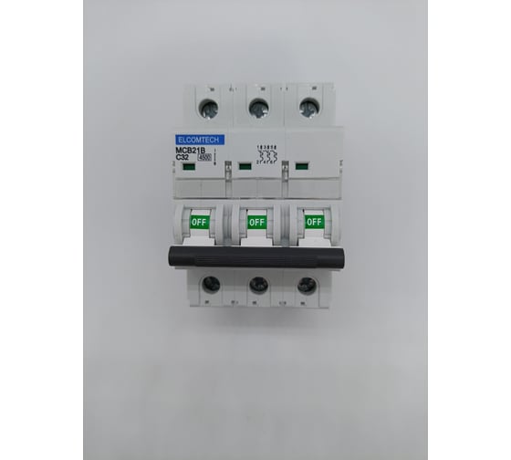 Изображение товара Автоматический выключатель ELCOMTECH MCB21B-4,5-3C32AC УТ-00026261