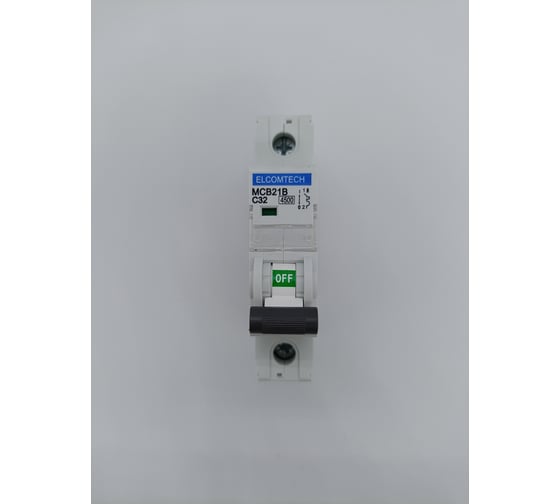 Изображение товара Автоматический выключатель ELCOMTECH MCB21B-4,5-1C32AC УТ-00026250
