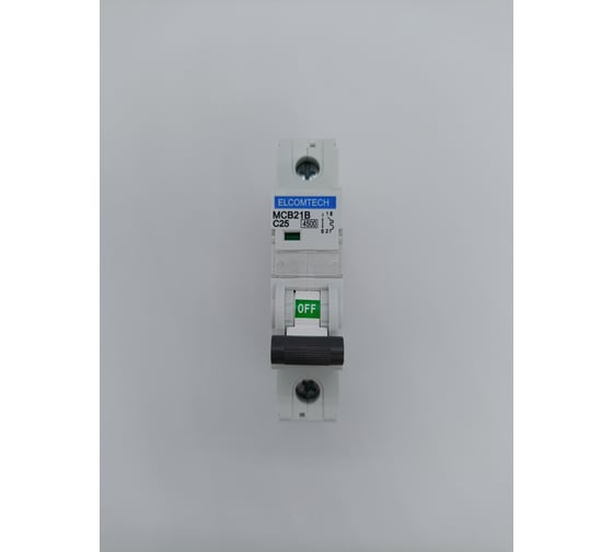 Изображение товара Автоматический выключатель ELCOMTECH MCB21B-4,5-1C25AC УТ-00026248