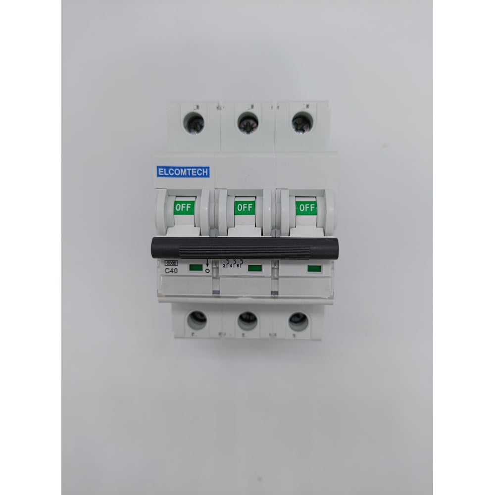 Изображение товара Автоматический выключатель ELCOMTECH MCB21B-6-3C40AC УТ-00026277