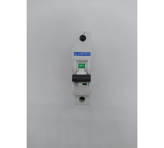 Изображение товара Автоматический выключатель ELCOMTECH MCB21B-6-1C63AC УТ-00026270