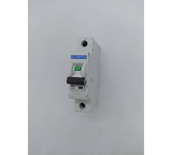 Изображение товара Автоматический выключатель ELCOMTECH MCB21B-6-1C16AC УТ-00026264