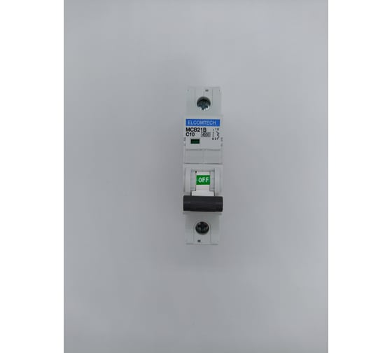 Изображение товара Автоматический выключатель ELCOMTECH MCB21B-4,5-1C10AC УТ-00026245