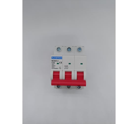 Изображение товара Автоматический выключатель ELCOMTECH MCB31J-6-3C32AC УТ-00026485