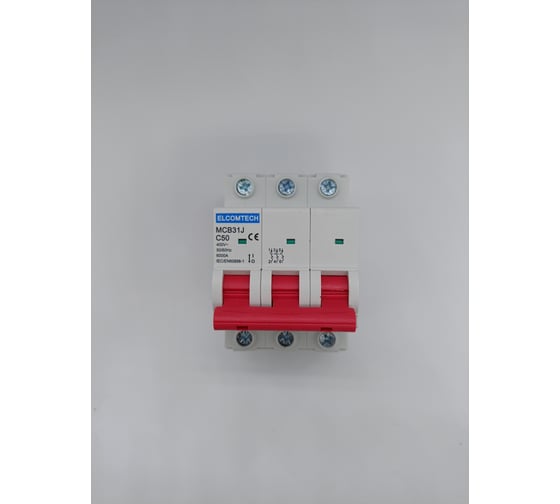 Изображение товара Автоматический выключатель ELCOMTECH MCB31J-6-3C50AC УТ-00026487