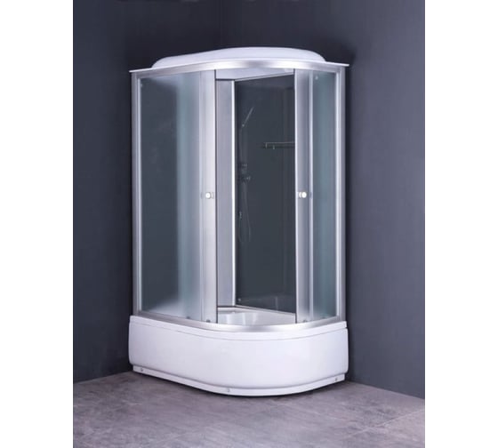 Изображение товара Душевая кабина GROSSBERG 1200х800х2150, высокий поддон 40 см, стекло матовое PB 120 L
