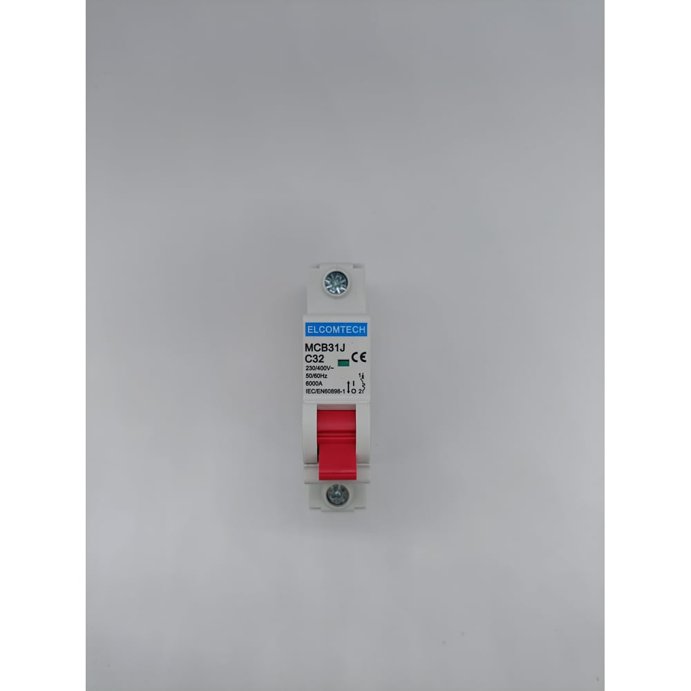 Изображение товара Автоматический выключатель ELCOMTECH MCB31J-6-1C32AC для защиты цепей