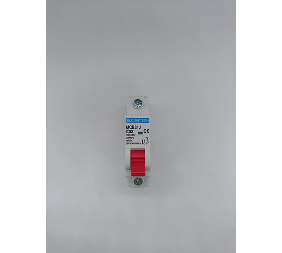 Изображение товара Автоматический выключатель ELCOMTECH MCB31J-6-1C32AC УТ-00026476