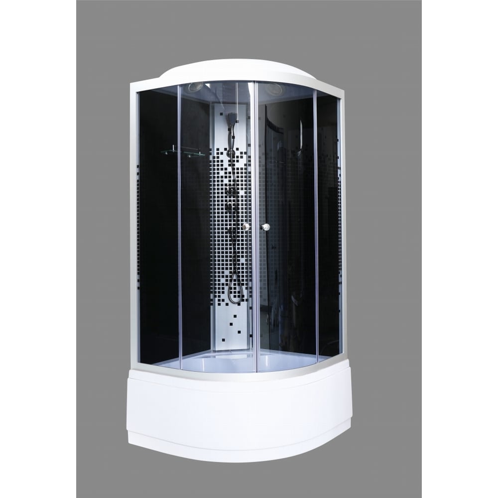 Изображение товара Душевая кабина GROSSBERG 900х900х2150 с высоким поддоном и стеклом